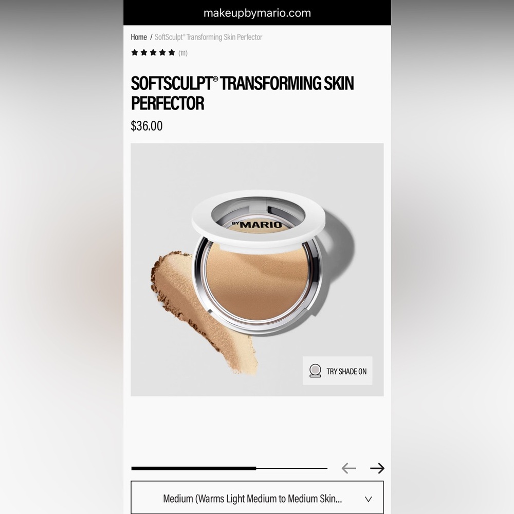 Makeup By Mario SoftSculpt Skin Perfector Medium